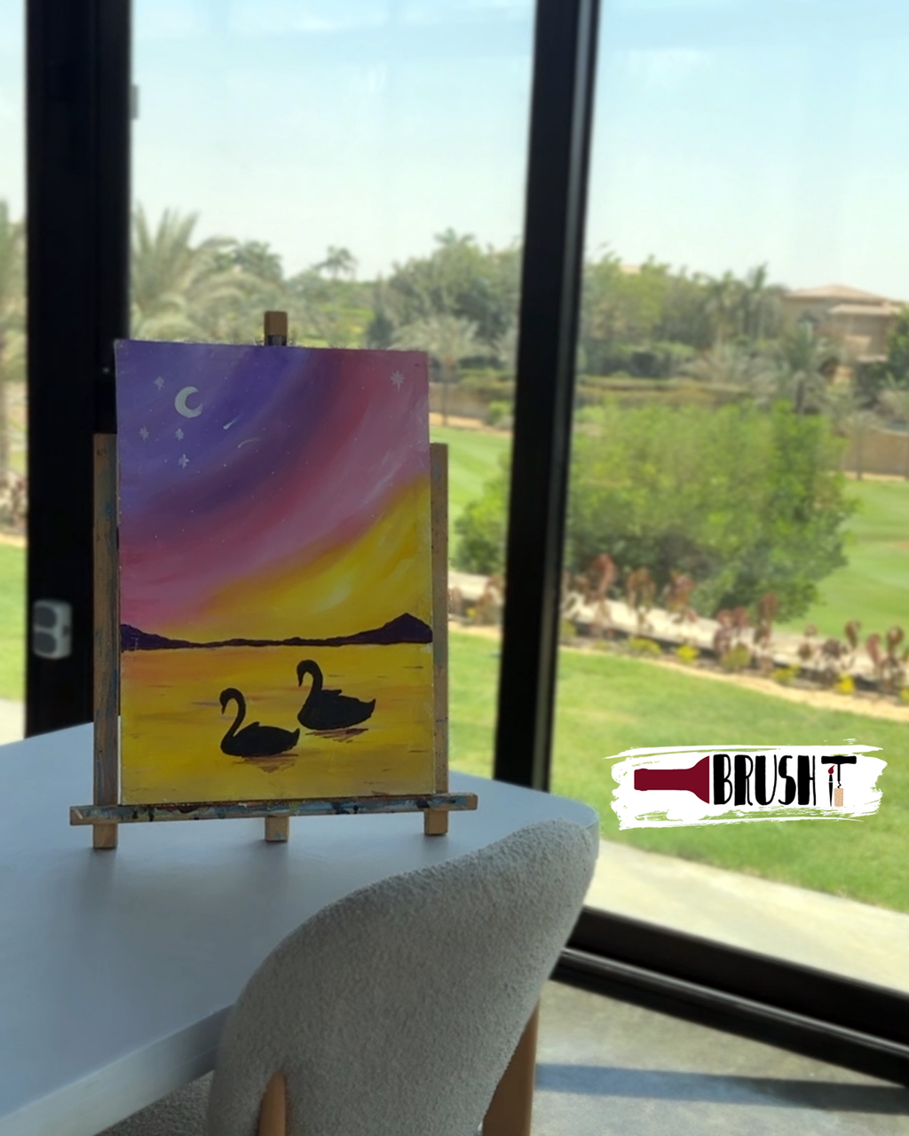 Saturday, June 21st - 7:00 pm - 9:00 pm - BRUSH IT STUDIO - KATAMEYA HEIGHTS - NEW CAIRO