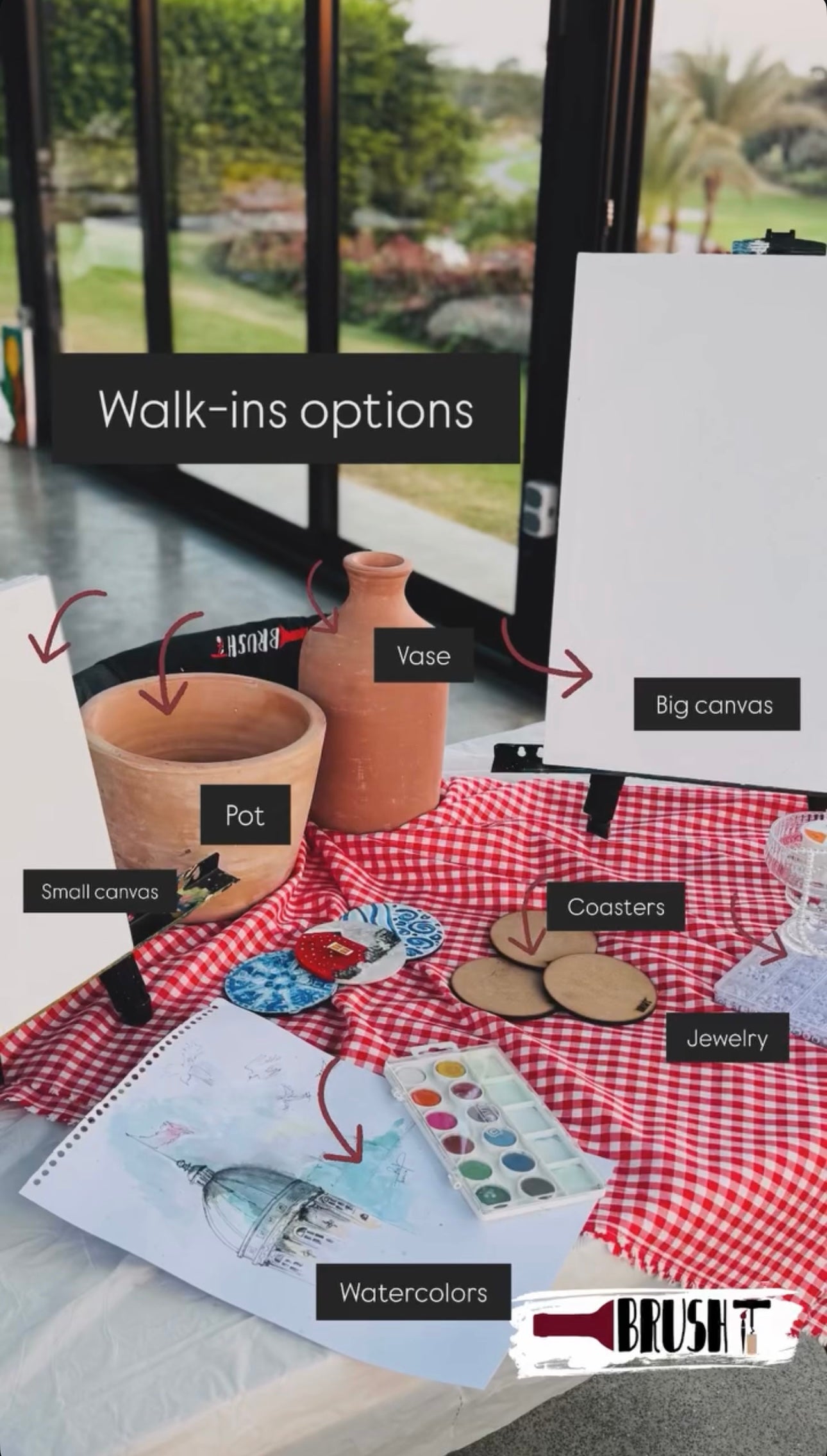 Brush It Open Studio: WALK-IN