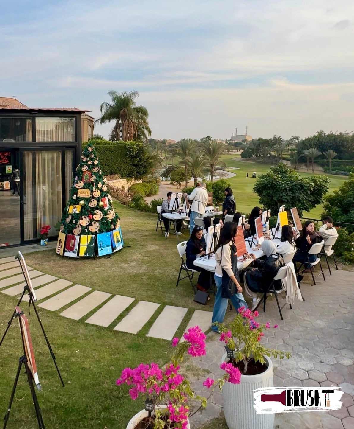 Saturday, December 27th - 3:00 pm - 5:00 pm - BRUSH IT STUDIO - KATAMEYA HEIGHTS - NEW CAIRO