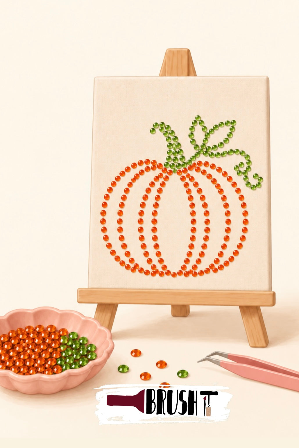 *Bedazzle a Canvas* Friday October 23rd - 5:00 pm - 7:00 pm - BRUSH IT STUDIO - KATAMEYA HEIGHTS - NEW CAIRO