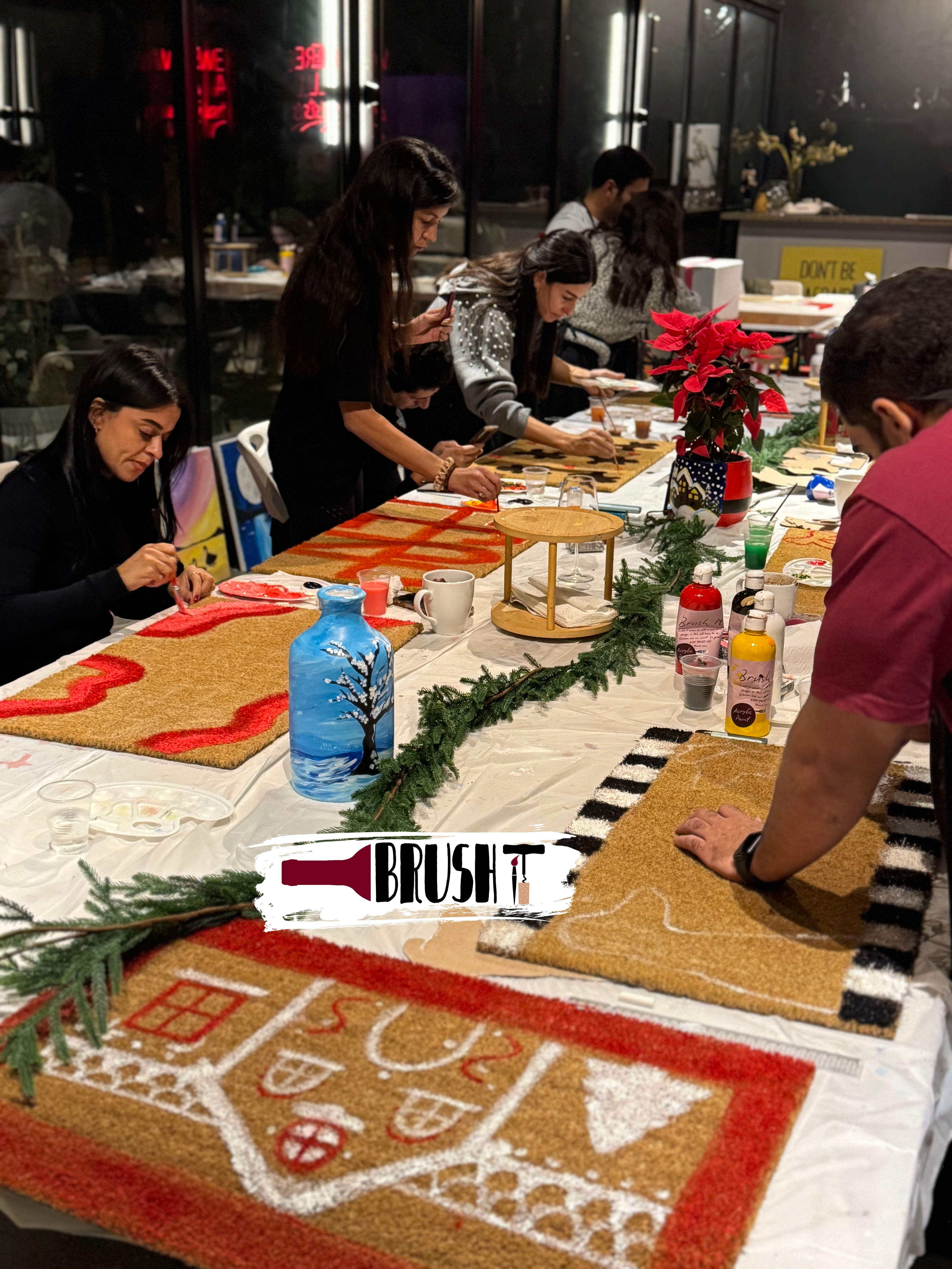 *DOORMATS* Tuesday, January 27th - 7:00 pm - 9:00 pm - BRUSH IT STUDIO - KATAMEYA HEIGHTS - NEW CAIRO