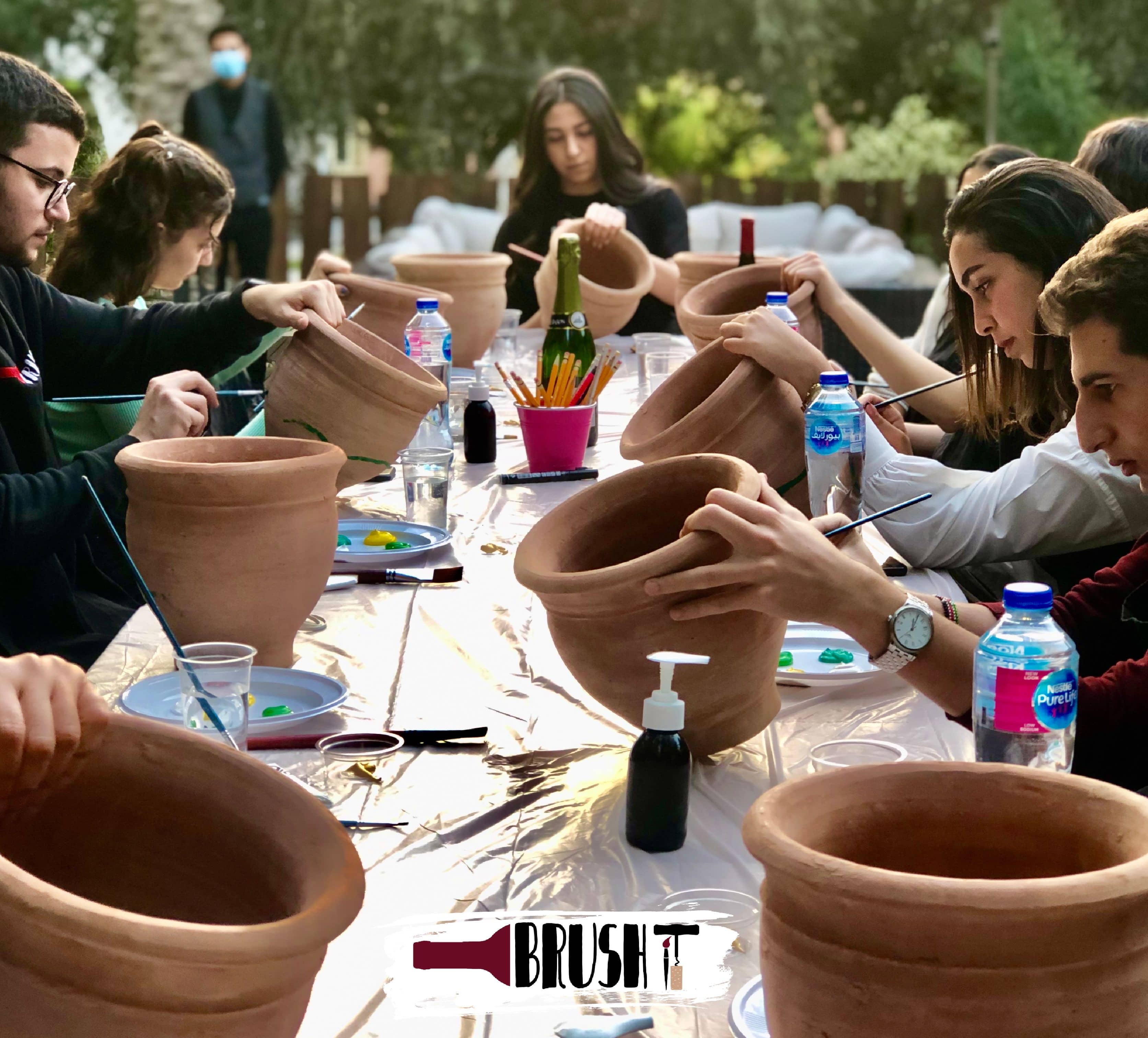 *POTTERY* TUESDAY, November 4th - 7:00 pm - 9:00 pm - BRUSH IT STUDIO - KATAMEYA HEIGHTS - NEW CAIRO