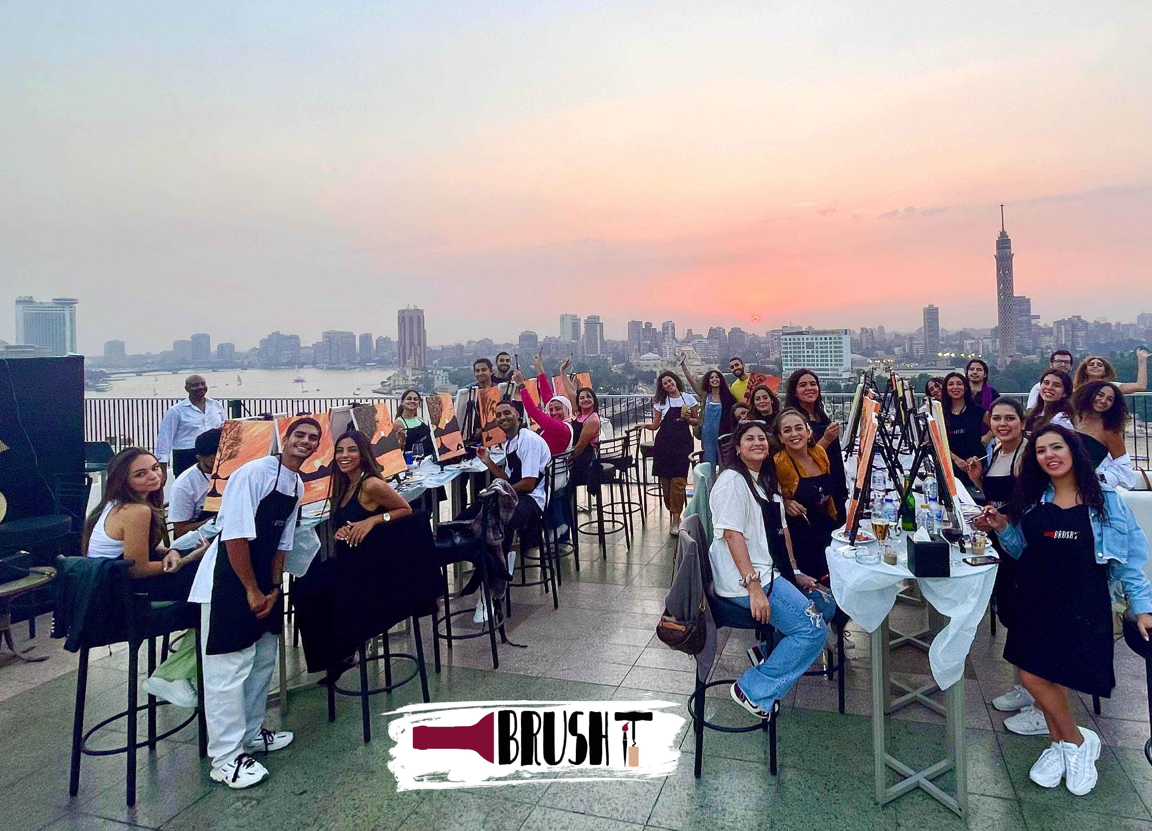 *Raof’s Paint & Sip* SATURDAY, March 18th - 3:00 pm - 5:00 pm - BY THE NILE - NILE RITZ-CARLTON